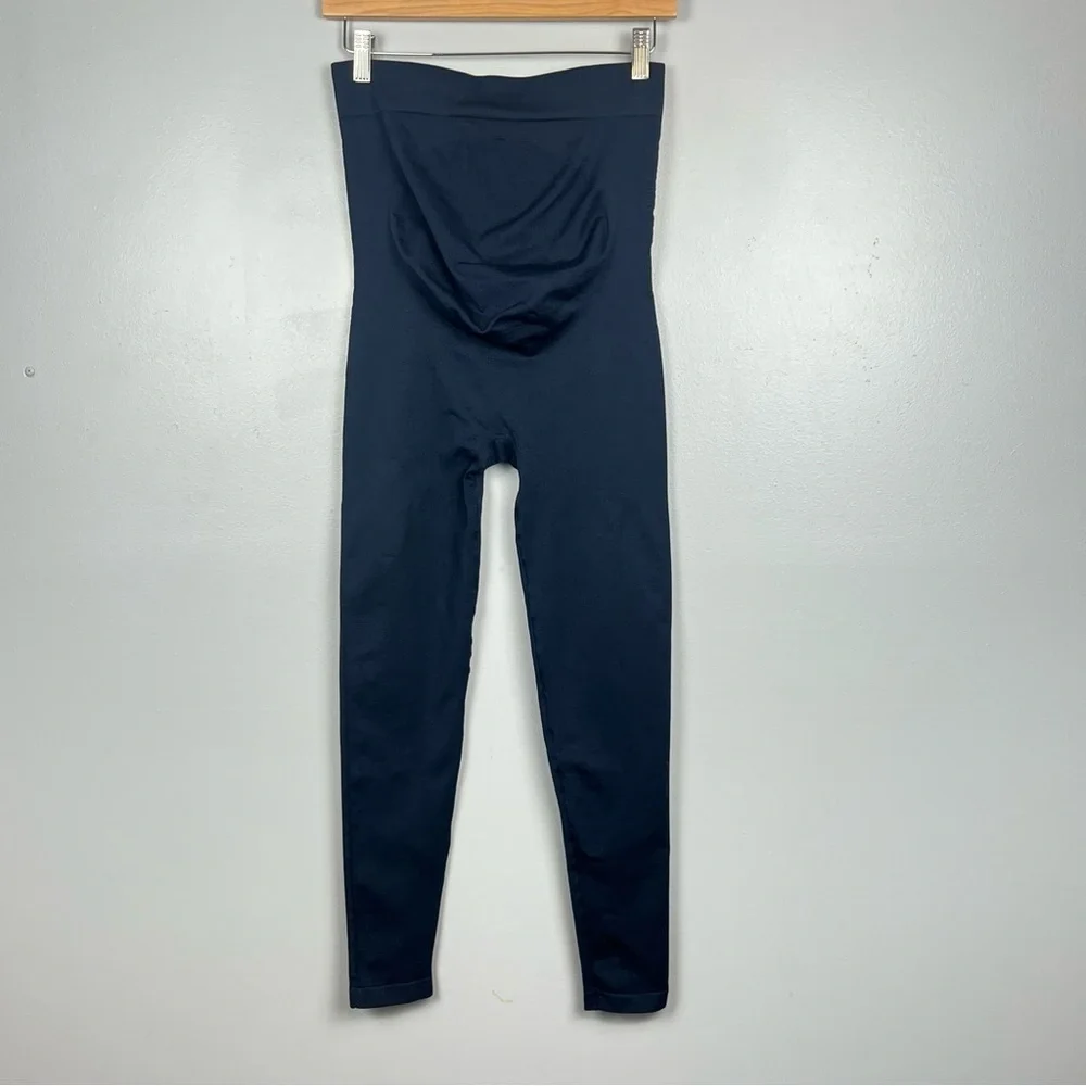 Blanqi black Everyday maternity belly support leggings, medium.